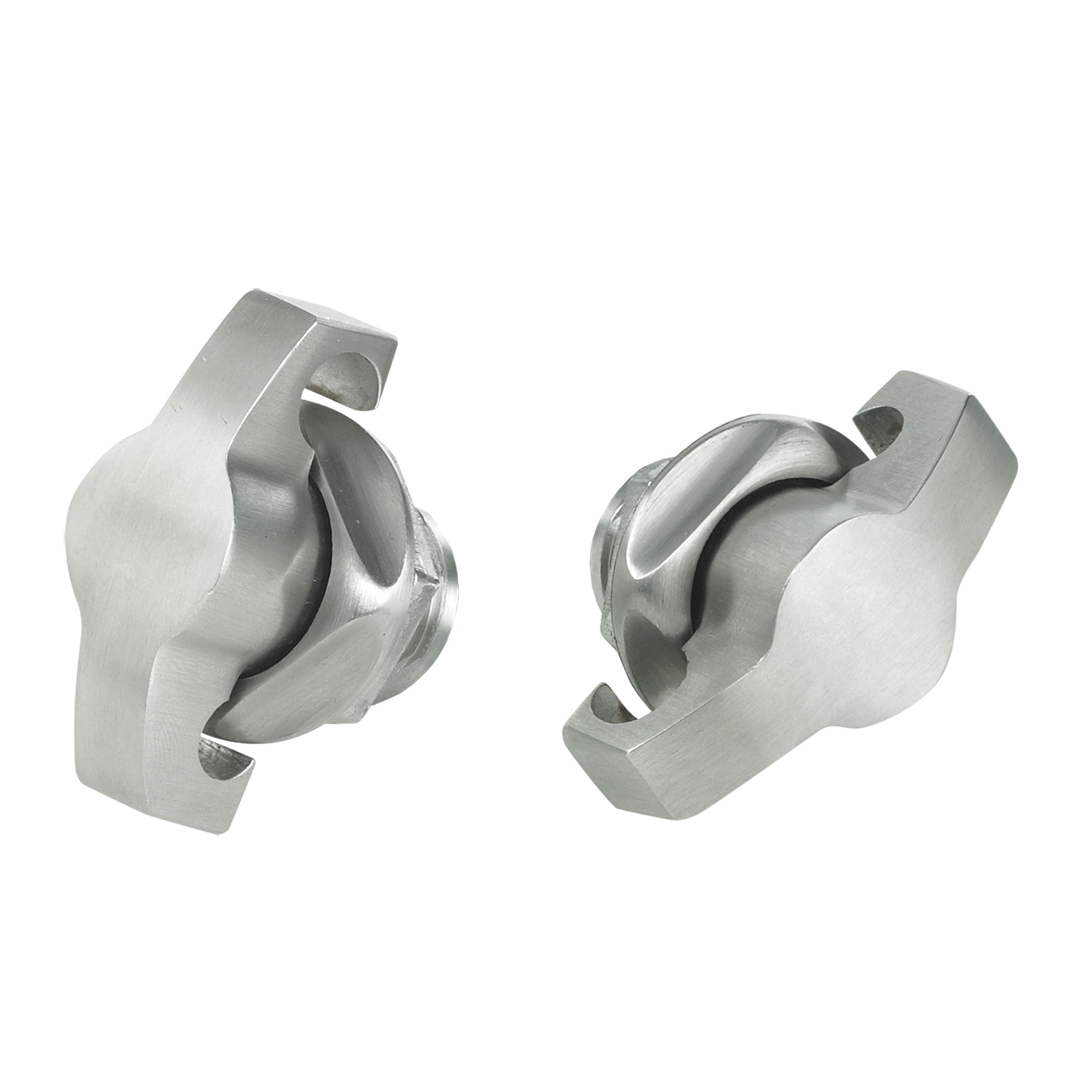 PTWPSS ProTek DWS12 Quarter Turn Padlocking Wing Knob, Padlockable Handle, For Use With ACCESSPLUS, COMLINE, PROTEK, L-BOX and D-BOX Wall Mount Enclosures, 304 Stainless Steel, Bright/Brushed