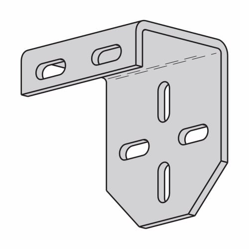 B2400-16ZN Standard Pipe Clamp, 16 in Nominal, Steel Clamp, Zinc Plated, Domestic