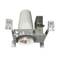 13200A-LED Quick-Connect New Construction Recessed Housing, LED Lamp, IC Insulation, 120 V AC, 3.45 in Ceiling Opening, Aluminum Housing