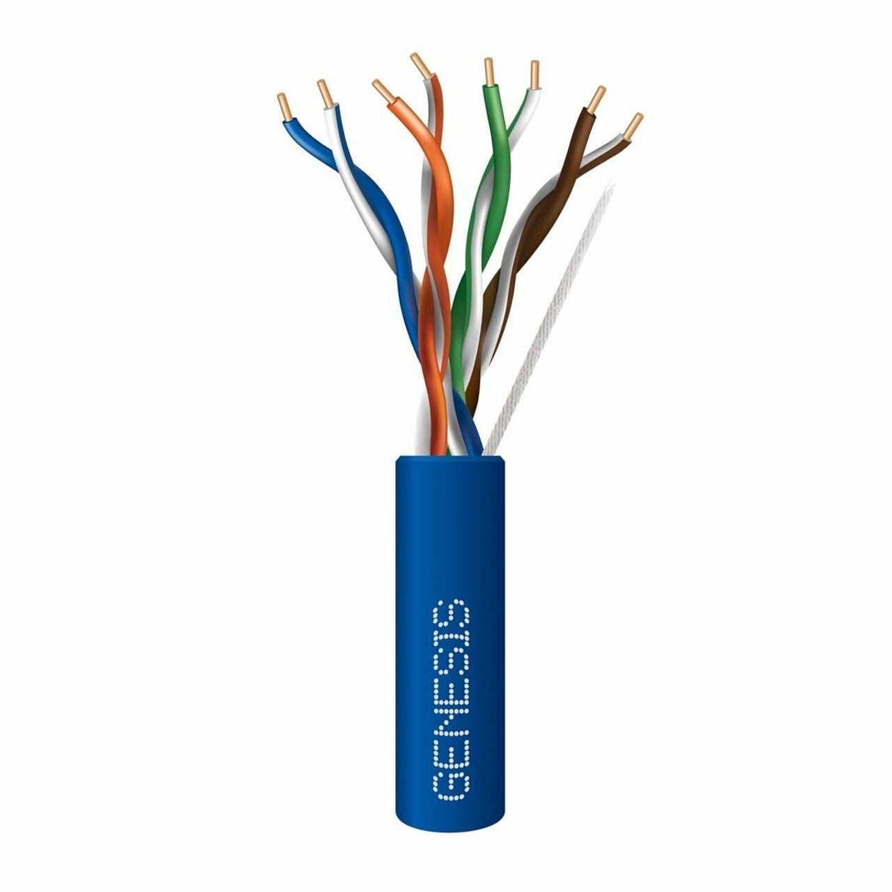23/4PR CAT 6 CABLE - 1000 FT PULL BOX - BLUE
