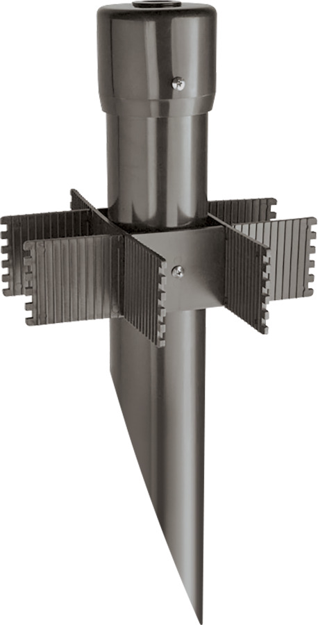 MP17A Mini Mighty Post, 2-5/8 in Dia x 17 in H, In-Ground Mount, SCH40 PVC
