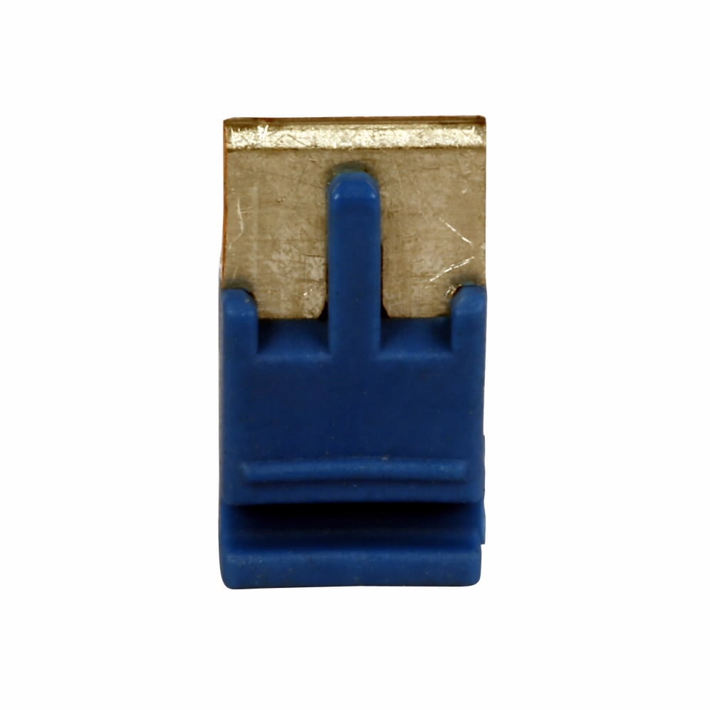XRAFBST2BU 2-Position Snap-In Jumper, For Use With Terminal Block Relay, Blue