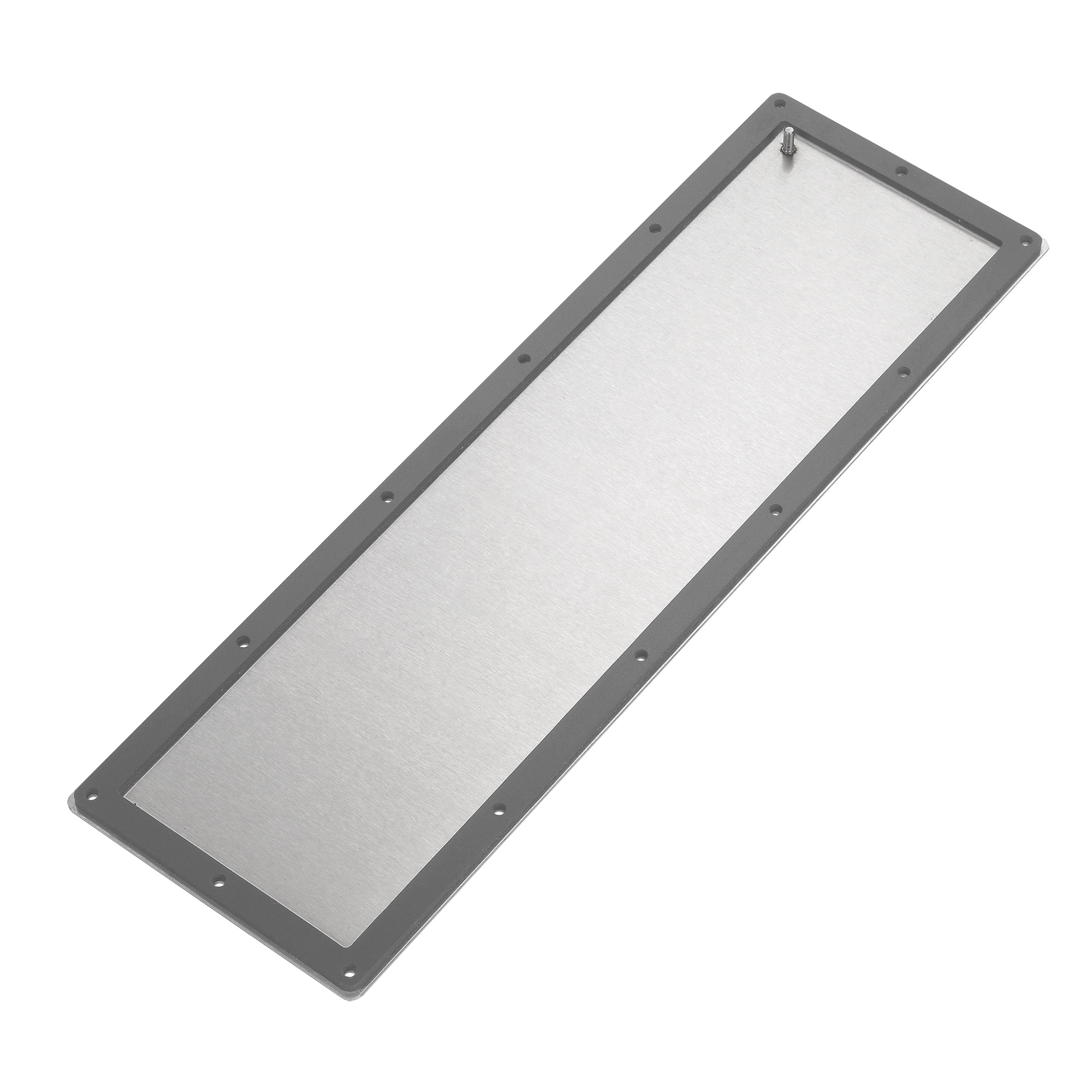 GP126 GP1 Gland Plate, Mild Steel, Gray