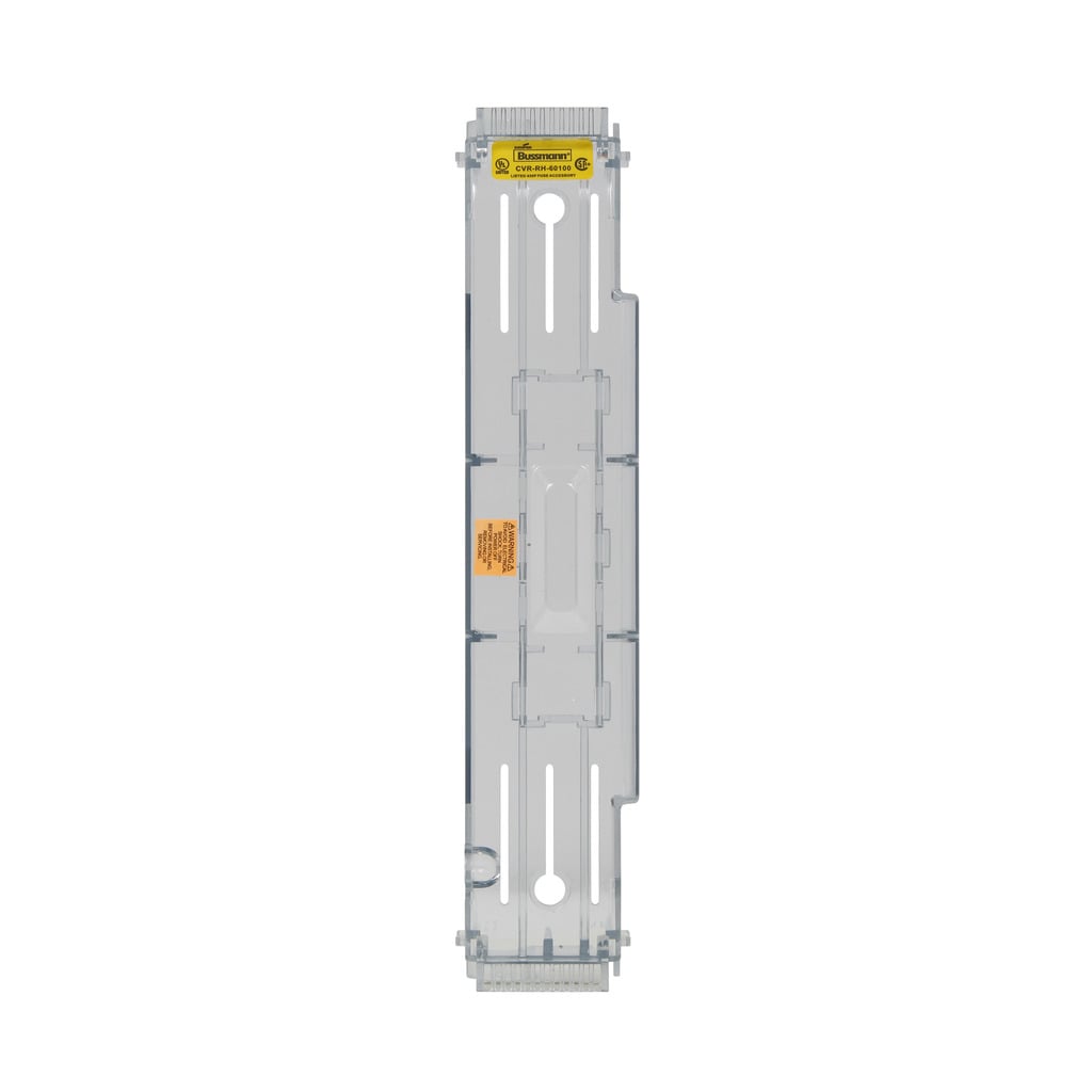 CVR-RH-60100 Non-Indicating Fuse Block Cover, 100 A, 600 V AC, For Use With Class H and R Modular Fuse Block, Thermoplastic