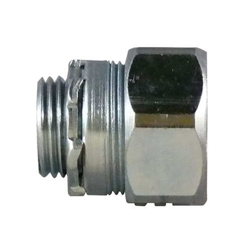 EMT Compression Connector; 3/4 Inch, Steel