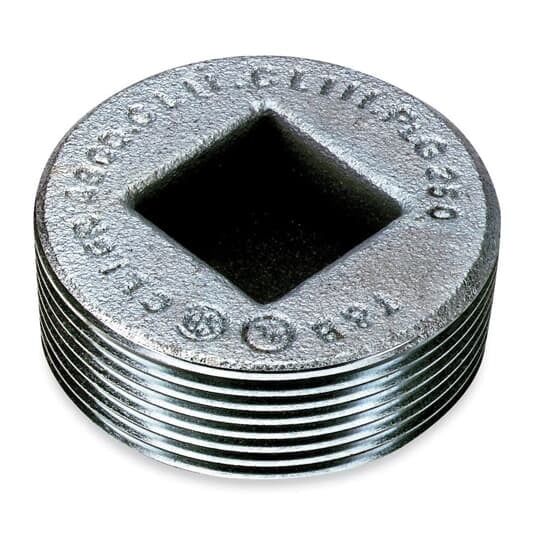 PLG9-TB T&B Explosionproof Dust-Ignition Proof Recessed Plug With Flush Head, 3-1/2 in, For Use With Rigid/IMC Conduits, Iron, Zinc Plated