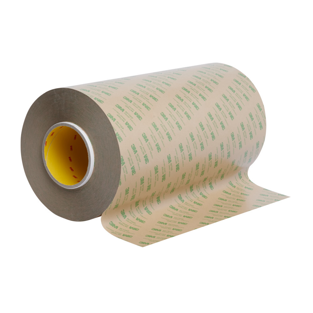 7000123376 467MP Adhesive Transfer Tape, 60 yd L 24 in W, 2 mil THK, Acrylic Adhesive, Tan