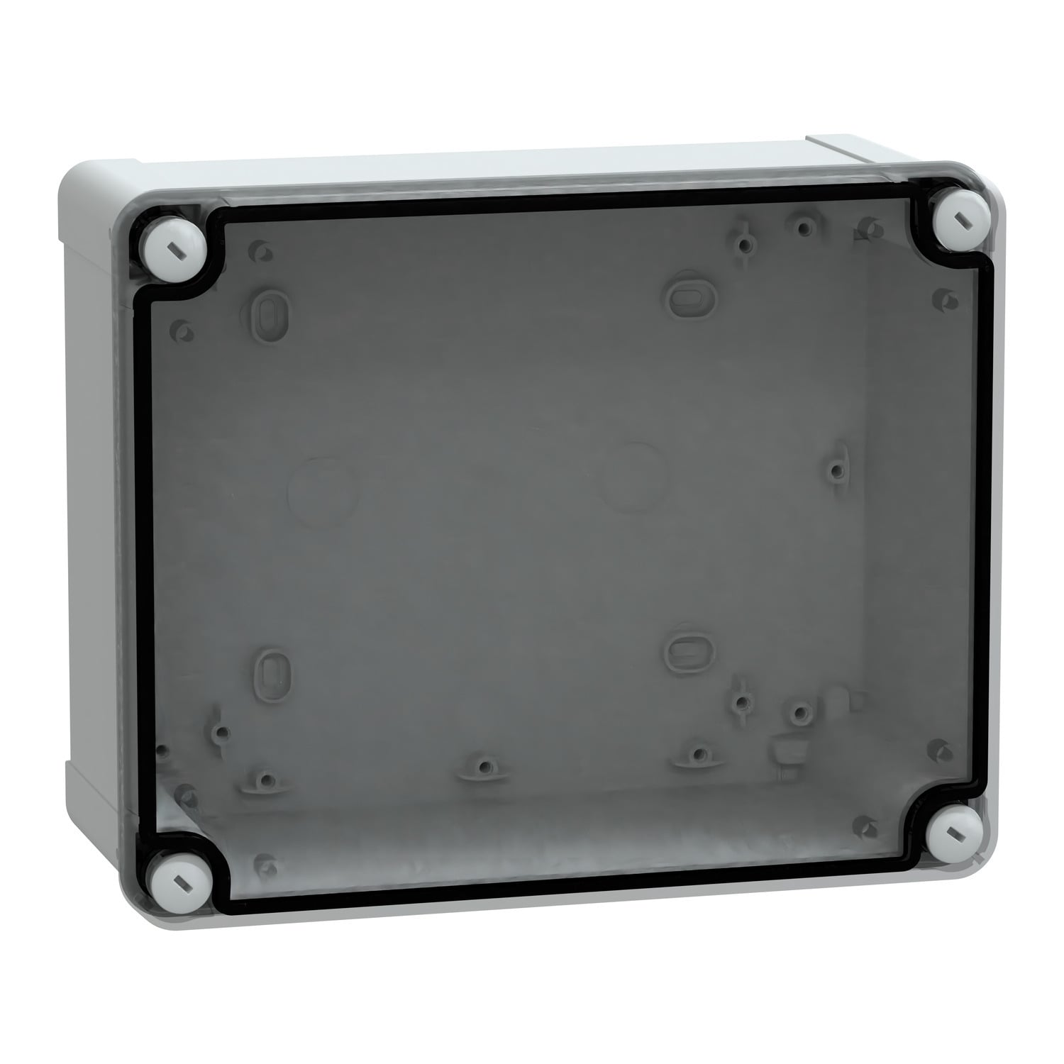 NSYTBP241910T Single Piece Molded Box, 194 mm W x 107 mm D x 241 mm H, NEMA 4.4X, Polycarbonate