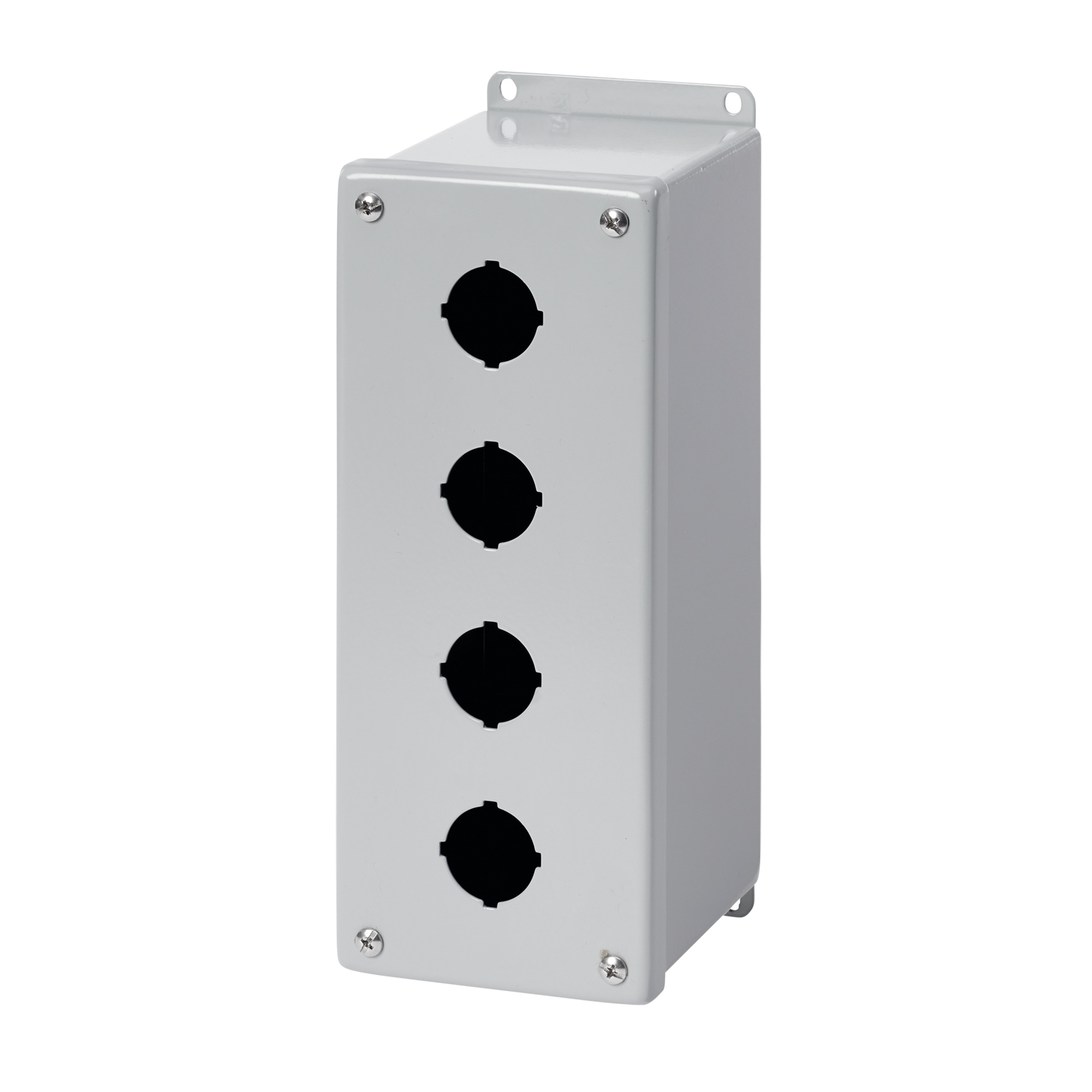 E1PBXM4 PB1 Extra Deep Pushbutton Enclosure, 4 in L x 4 in W x 4-3/4 in D, NEMA 4/IP66 NEMA Rating, Steel