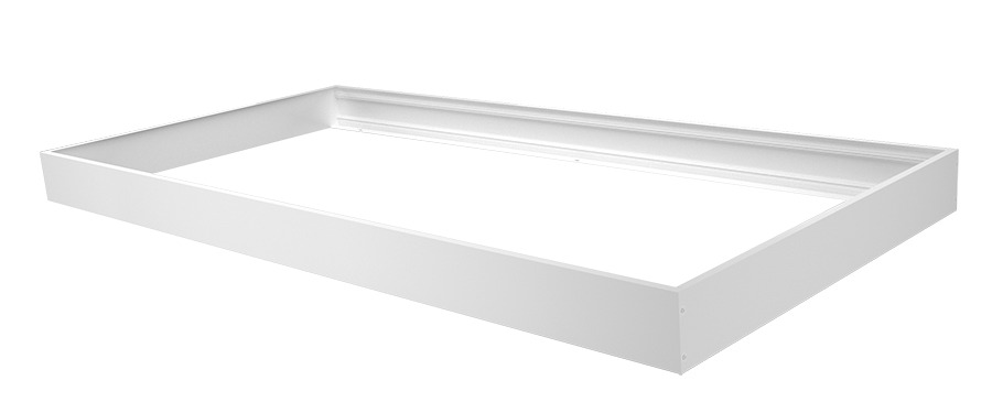 SMKEZPAN2X4 Surface Mounting Kit, For Use With EZPAN 2 x 4 ft Edge-lit LED Panel Light, Drywall Ceiling, Aluminum/Steel, White