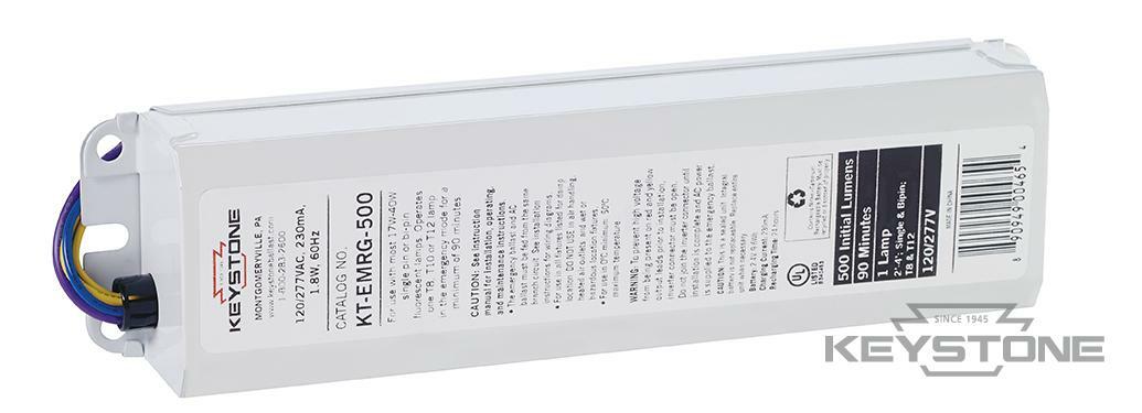 KT-EMRG-500 /B-DP Emergency Ballast, 120, 277 V