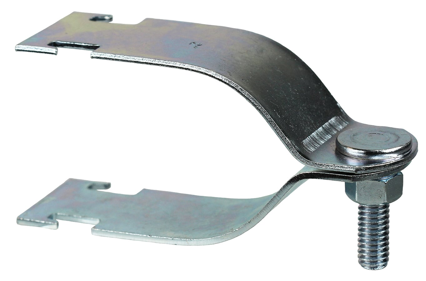 SC200U Universal Strut Clamp With Keps Nut and Welded Stud, 2 in, 800 lb Load, Steel