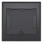 Hubbell Wiring Device Kellems, AFB Box Cover, 6 or 10 Gang, Flush, BlackPowder Coat Finish