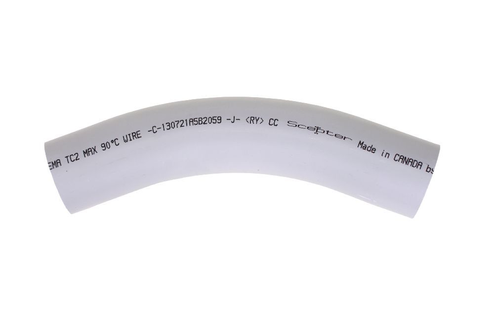 2"x45D PVC STD ELBOW SPxSP SCH40 SCEPTER/KRALOY