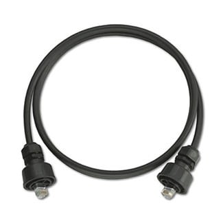 D6722-10E DuraPort Copper Patch Cord, Cat 6A, 26 AWG S/FTP Stranded Conductor, 8-Position Modular Industrial Plug to Industrial Plug Connector, 10 ft L Cord, Black