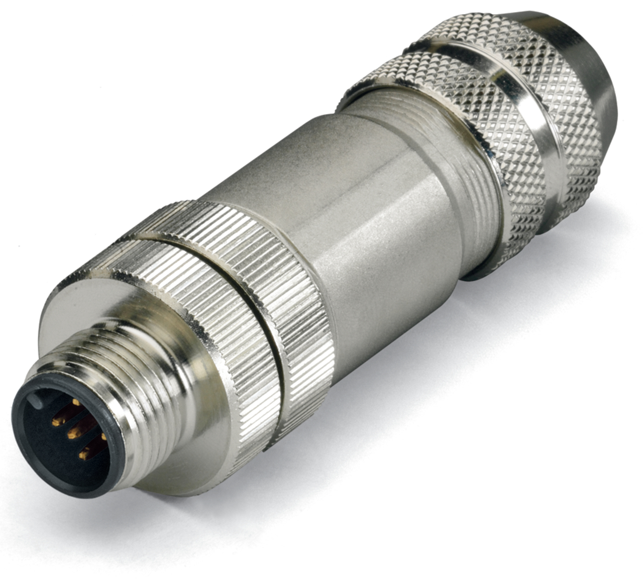 756-9207/060-000 5-Pole Pluggable Connector, M12 Plug End Connection, 0.14 to 0.5 sq-mm Conductor