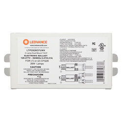LTP2X26CFUNV/75867 High Efficiency Compact Ballast, 26 W Lamp, 120 to 277 V, Programmed/Rapid, 1/0.96 Ballast Factor