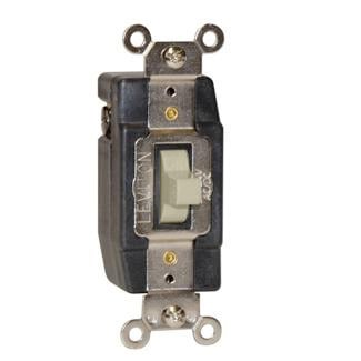 1081-I Center OFF Grounding Low Voltage Momentary Contact Standard AC Quiet Toggle Switch, 24 V AC/DC, 3 A, SPDT Contact