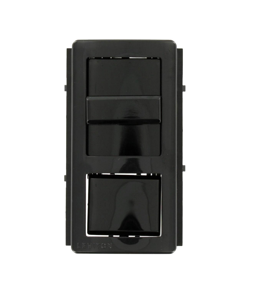 IPKIT-LNE IllumaTech Color Conversion Kit With Slider, Non-Lighted Push Button, For Use With IllumaTech Preset Slide Control Dimmer, Black