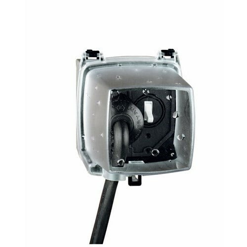 WP1250C Heavy Duty Non-Metallic Weatherproof While-In-Use Cover, 152.4 mm L x 127 mm W x 4-3/4 in D, Receptacle Cover, Polycarbonate