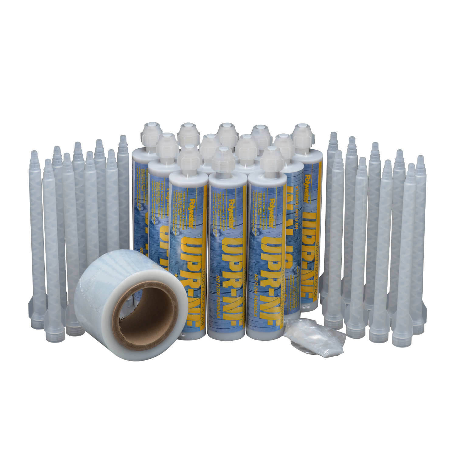 UPR-NFKIT12 Type UPR-NF Multi-Use Utility Pole Repair Kit, 250 mL Cartridge, Brown/Light Brown