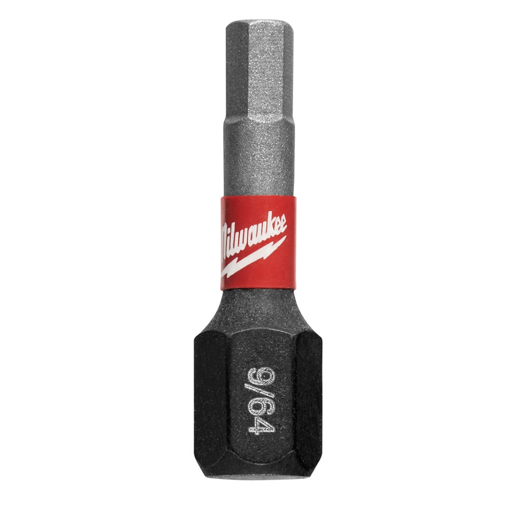 48-32-4705 Shockwave Impact Duty Impact Insert Bit, 9/64 in Hex Point, 1 in OAL, Custom Alloy76 Steel