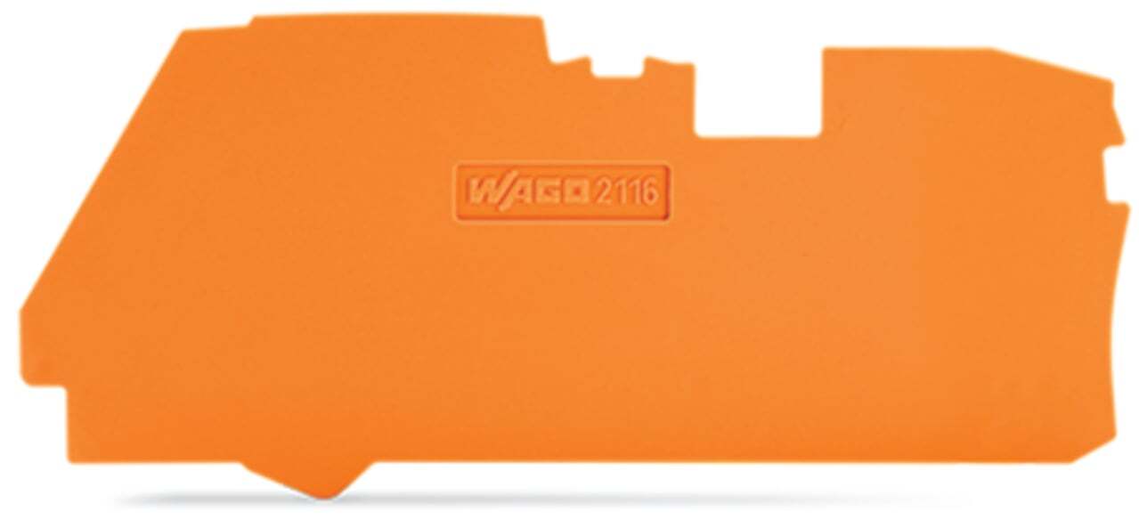 2116-1292 2116 Intermediate Plate, 1.43 in L x 0.03 in W x 3.58 in H, Polyamide