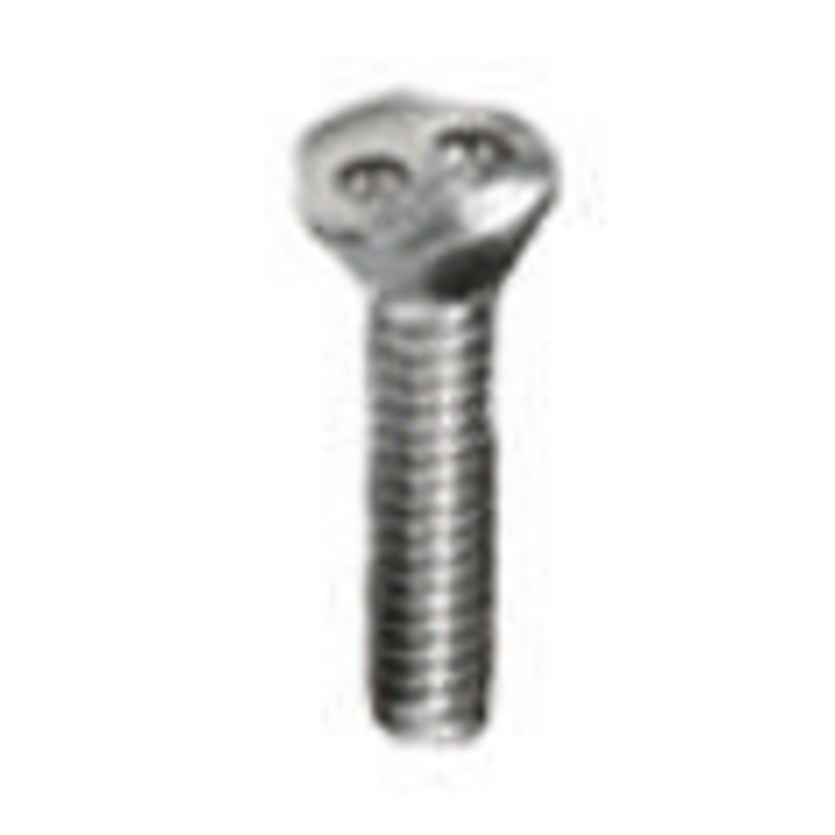 HBL7342RKL Tamper Resistant Spanner Head Standard Wallplate Screw, 6/32 x 5/8 in, For Use With AC Industrial Switch, Stainless Steel, Metallic