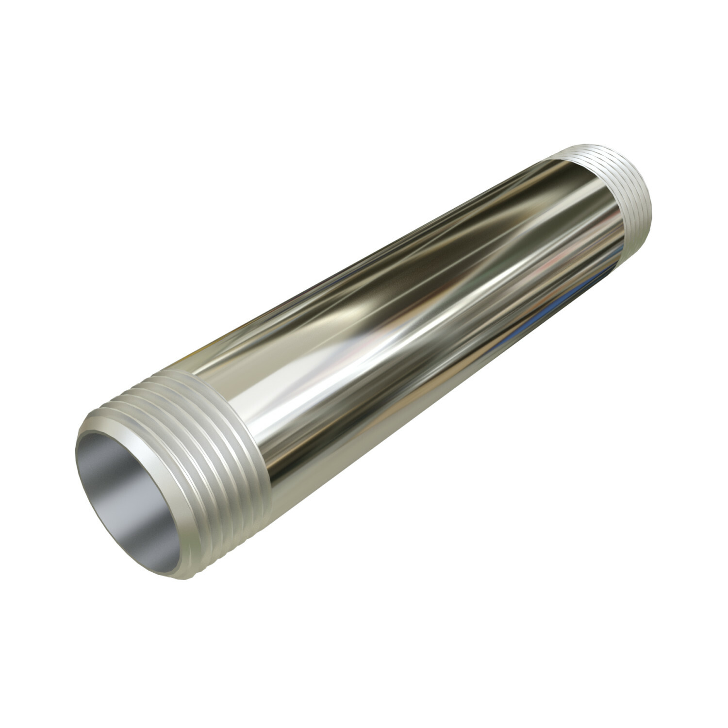 1" X Close Rigid Stainless Steel 304 Conduit Nipple