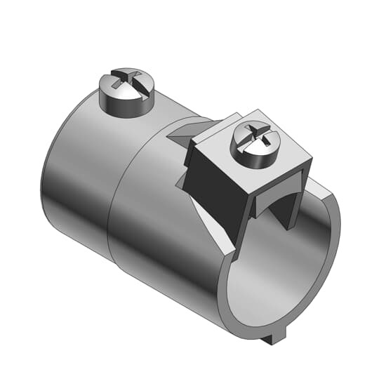 503-TB T&B Conduit Adapter, 1/2 in, Malleable Iron, Chromate Coated/Electro-Zinc Plated