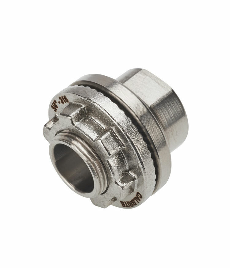 S60500LT00 Line Terminator Hub, 1/2 in, For Use With Rigid Stainless Threaded Conduit, 316L Stainless Steel, Polished