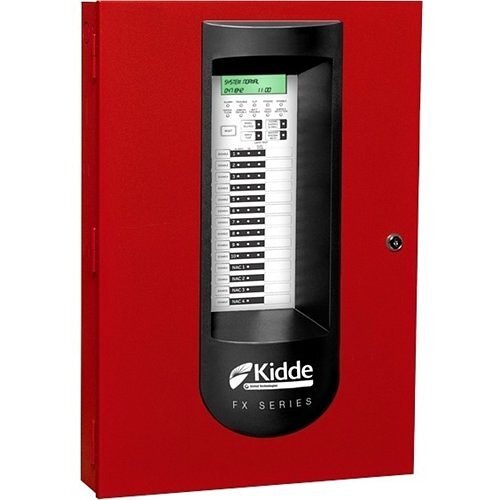 FX-10R 10-Zone Conventional Fire Alarm Control Panel, 120/230 VAC Input, 24 VDC Output, 24 V DC, 24 Ah Sealed Lead Acid Battery, Asynchronous Serial Communication, LCD Display, CSFM Approved, FDNY COA 6230