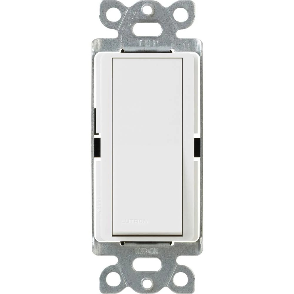 CA-1PSNL-WH Claro On/Off Rocker Switch with Locator Light, 1 Pole, 15 Amp, Gloss, White