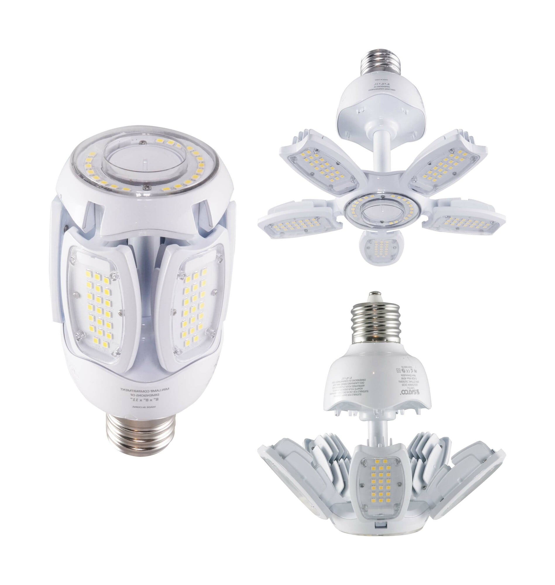 S39798 Type B Ballast Bypass Non-Dimmable LED HID Replacement Lamp, 40 W, 300 W Incandescent Equivalent, EX39 Lamp, ED28 Shape, 5120 Lumens