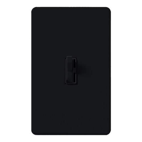 AY-10P-BL Ariadni Dimmer Switch, 1000W, Incandescent/Halogen, 120V, 1 Pole, Black