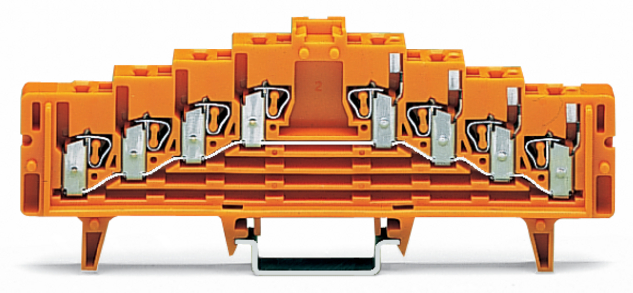 727-228 Operating Tool Terminal Block Matrix Patching, 250 V, 18 A, 28 to 16 AWG Wire, 1 Poles, DIN Rail Mount