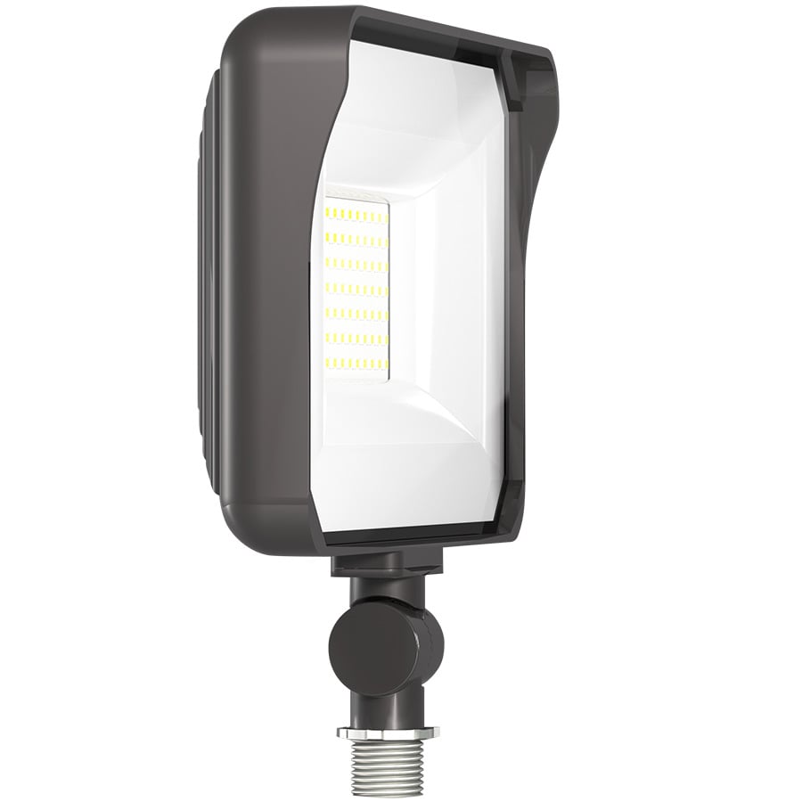 X34-55L/277 Floodlight Fixture, LED Lamp, 54.9 W Fixture, 277 V AC, Bronze Housing
