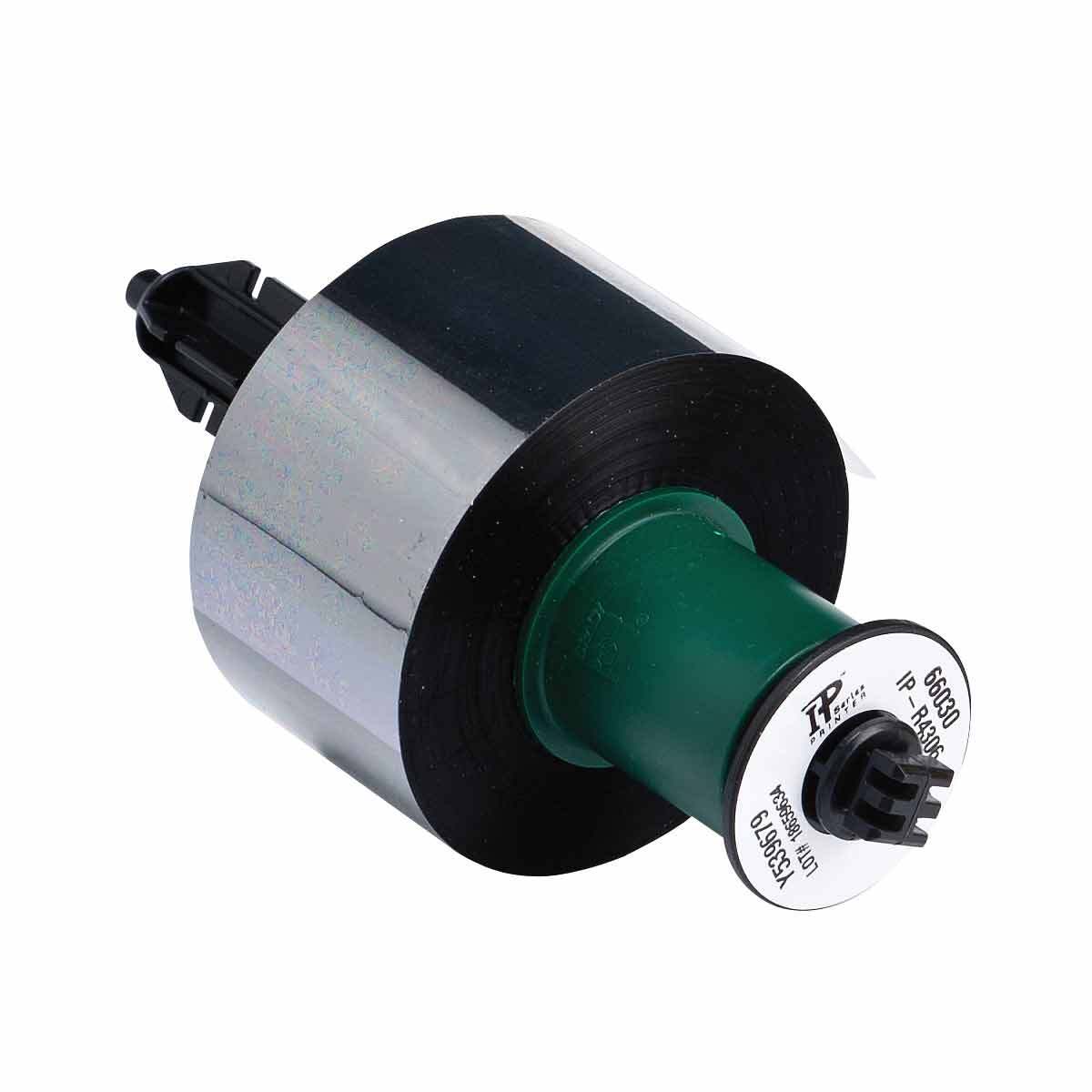 IP-R6606 R6600 1-Color Printer Ribbon, 984 ft L x 1.57 in W, Resin, Black