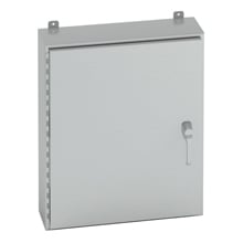 36308-4XSS63PT 1-Door Electrical Enclosure, 30 in W x 8 in D x 36 in H, NEMA 4X NEMA Rating, 316L Stainless Steel