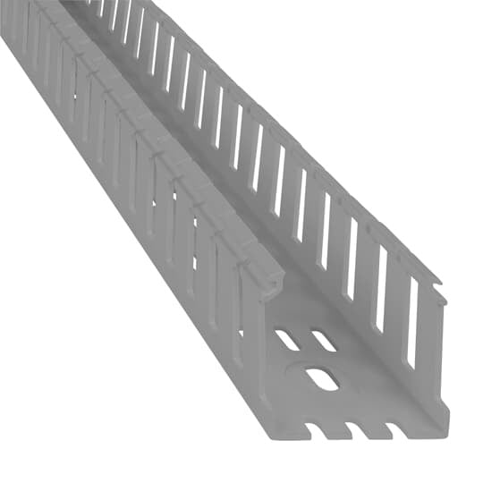 TYD2X2WPG6 Ty-Duct Wiring Duct, 0.195 x 0.625 in and 0.315 x 0.551 in Wide Slot, 2 in W x 2 in D, PVC