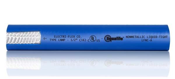87241 Type LNMP 12 Food Grade Nonmetallic Liquidtight Conduit, 3/4 inch, Blue, 100 ft carton 