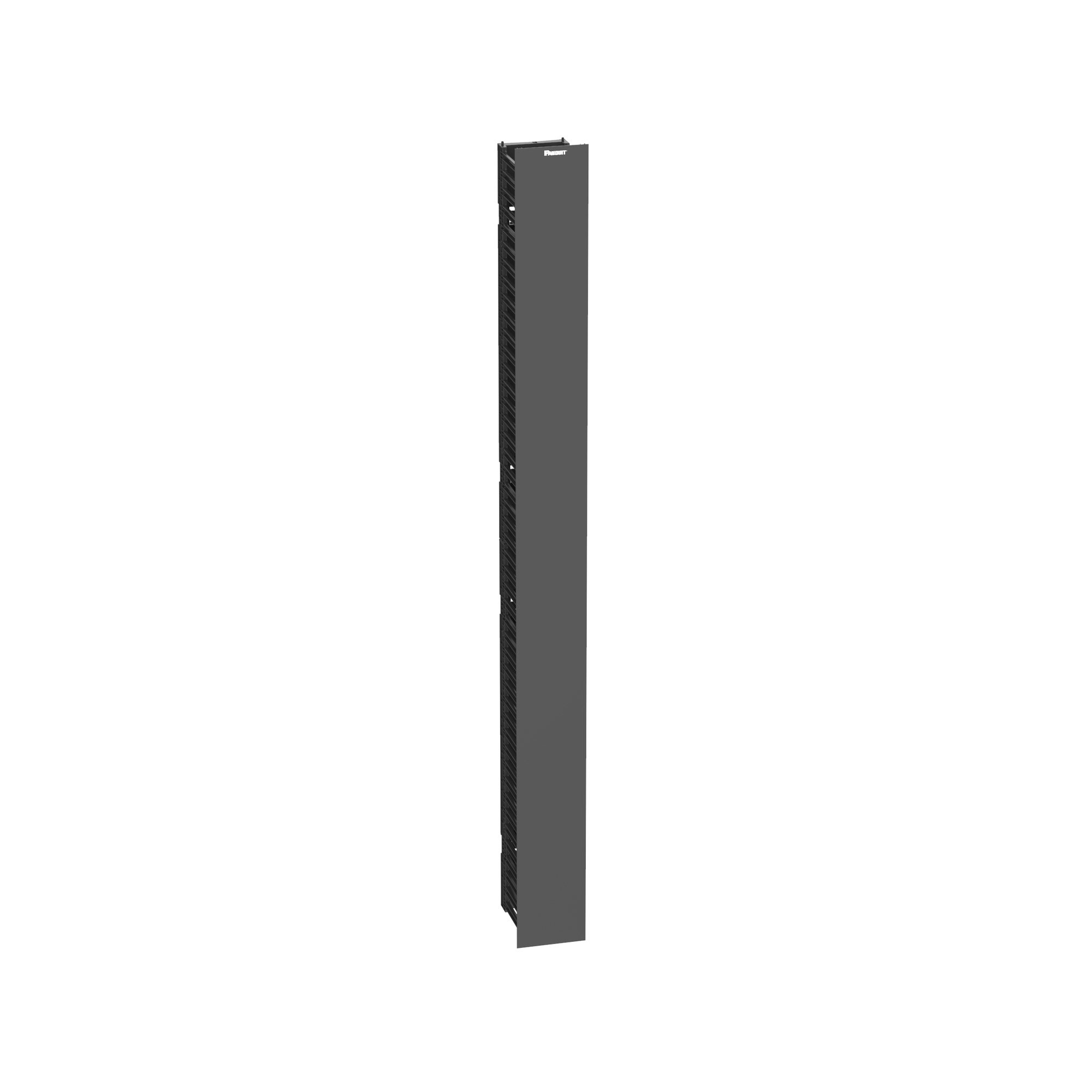 WMPVHCF45E NetRunner 1-Sided Vertical Cable Manager, 83 in H x 6.7 in W x 7.6 in D, ABS, Black