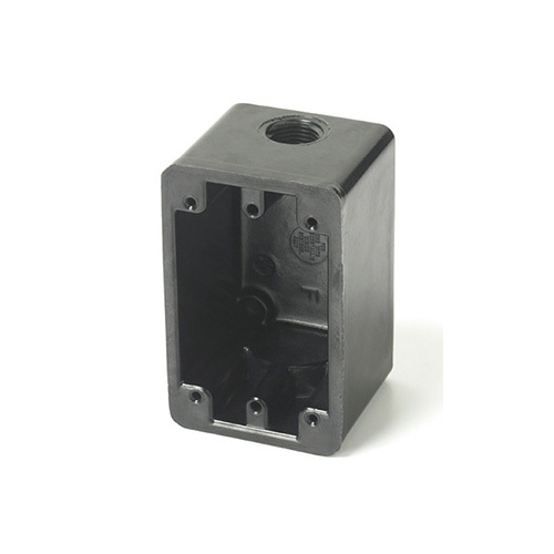 15070 15000 Type FSC Non-Metallic Standard Junction Box, Phenolic Plastic, 1-Gang, 16 cu-in