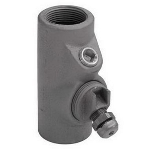 Vertical Drain Seal Fitting, 1 inch, FNPT x FNPT, Malleable Iron