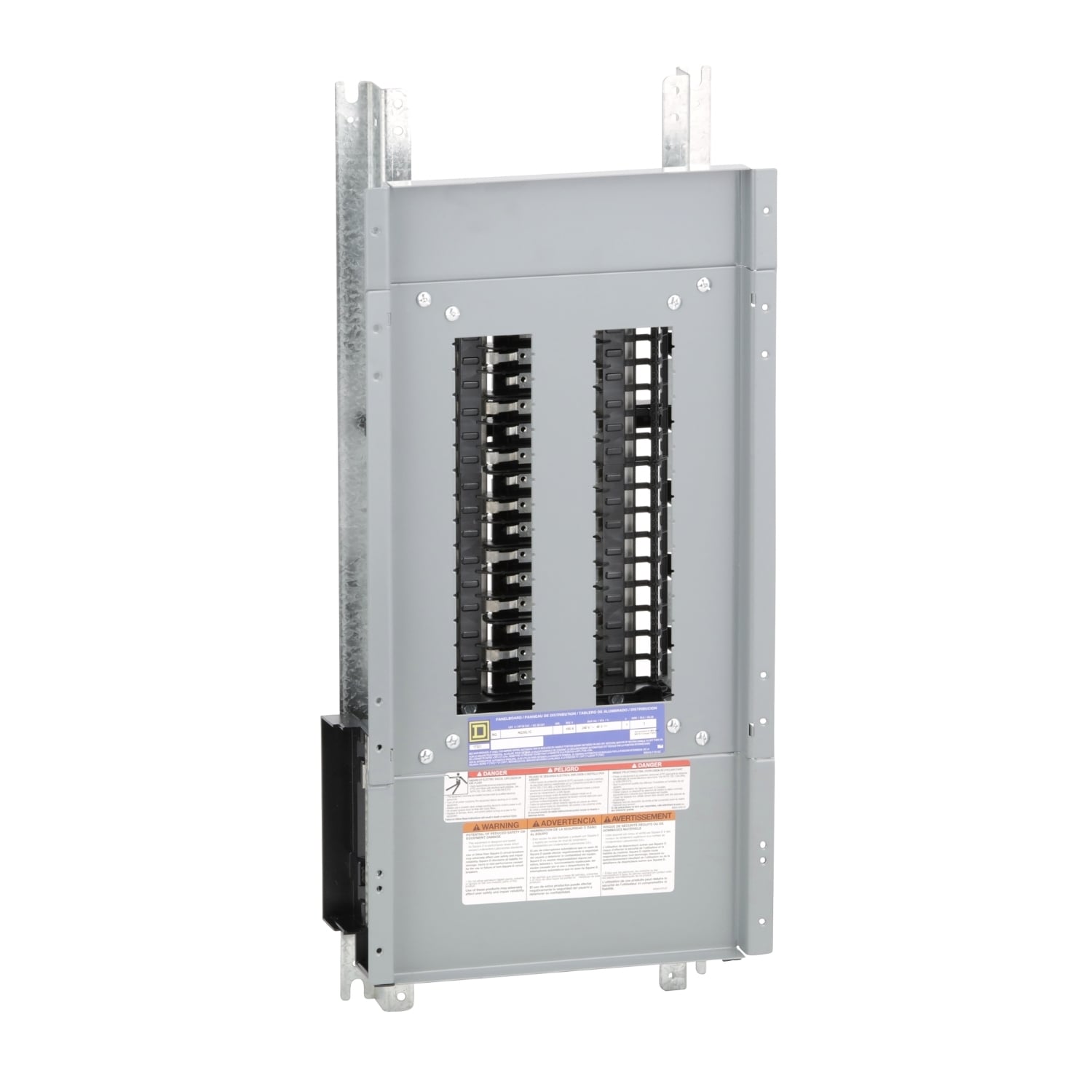 NQ30L1C NQ Series 1-Phase Panelboard Interior, 240 V AC/48 V DC, 100 A, 30 Spaces, 100000 A SCCR
