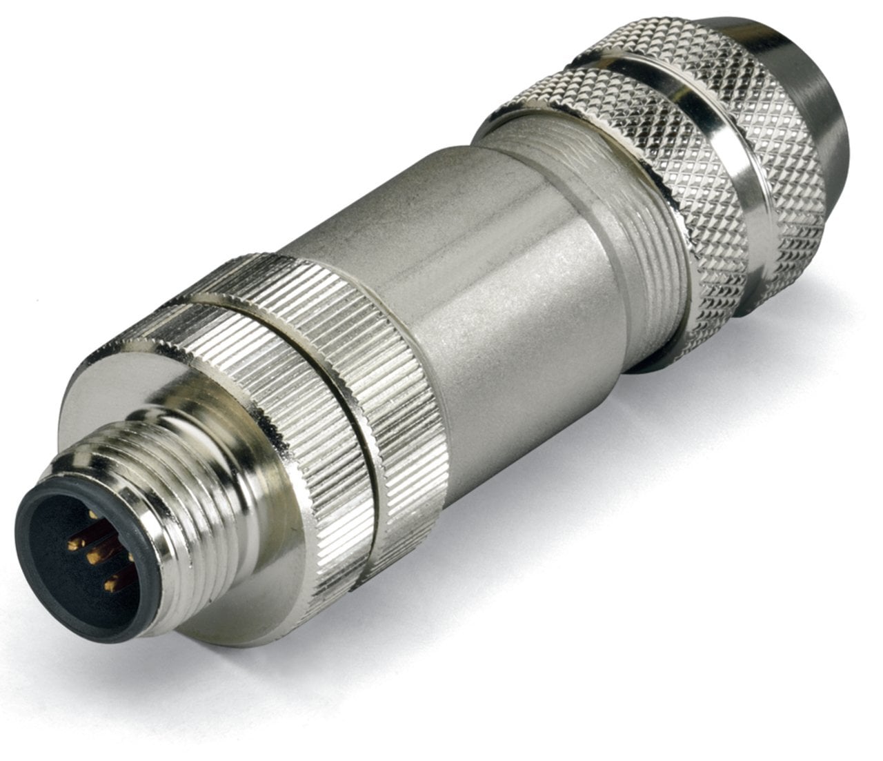 756-9401/060-000 5-Pole Pluggable Connector, M12 Plug End Connection, 0.14 to 0.5 sq-mm Conductor
