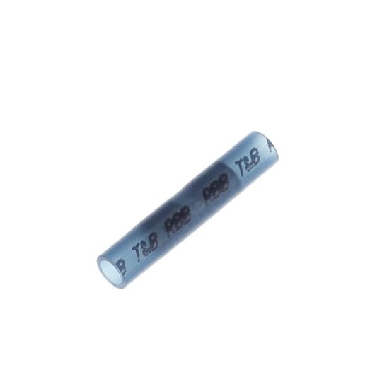 RBB21 Sta-Kon Nylon Insulated Butt Splice Connector, 16 to 14 AWG Conductor, 1.19 in L, Copper, Blue