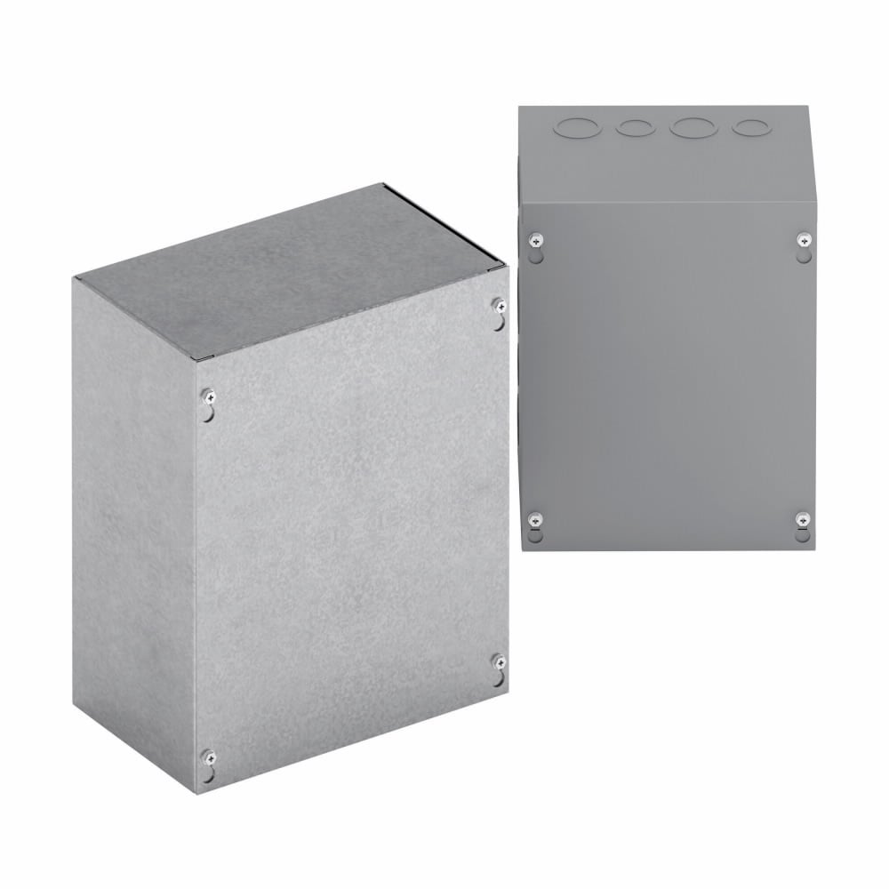 1212 SCS Square Replacement Enclosure Screw Cover, 12.09 in W, For Use With 12 x 12 in Enclosure, Steel
