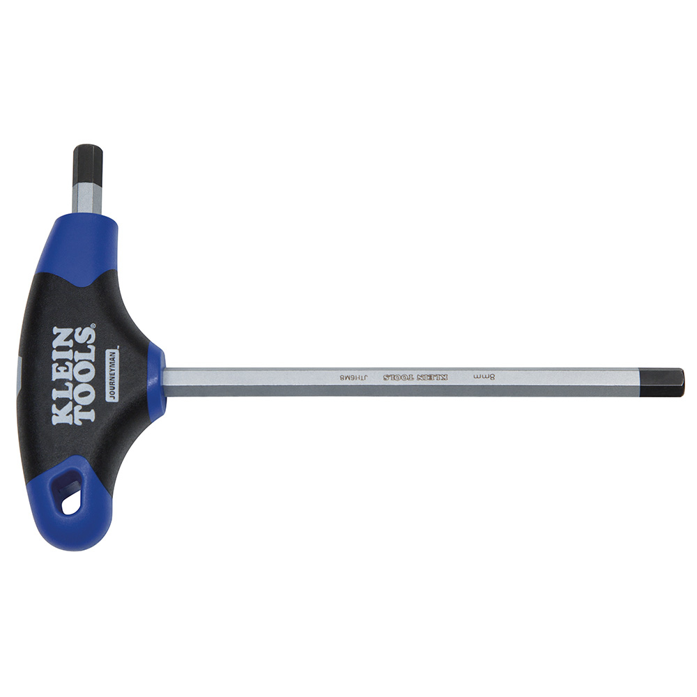 JTH6M3 Journeyman Hex Key, 3 mm Hex, T-Handle Grip Handle, Steel