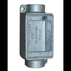 Eaton Crouse-Hinds series Condulet FSC device box, Shallow, Malleable iron, Single-gang, 3/4"